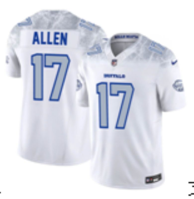 Men Buffalo Bills #17 Josh Allen Nike White 2025 Rivalries Collection Limited NFL Jersey->buffalo bills->NFL Jersey